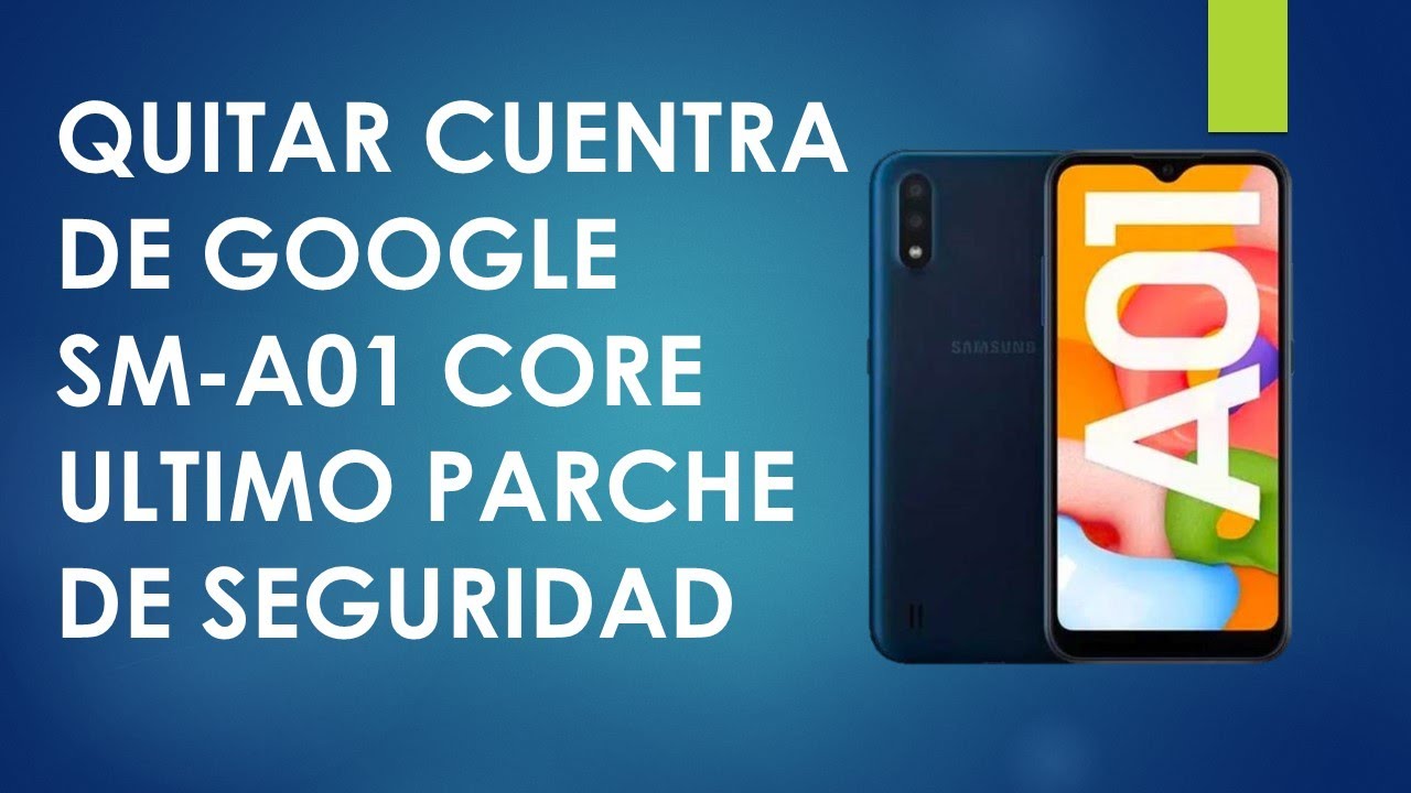 Remove Google Account samsung a01-core method Remove Google Account samsung a01-core method