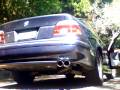 BMW 525i (e39) straight pipes exhaust