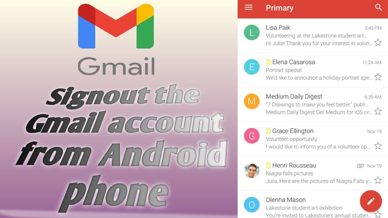 How to remove Gmail account from Android phone| Gmail ko How to remove Gmail account from Android phone| Gmail ko
