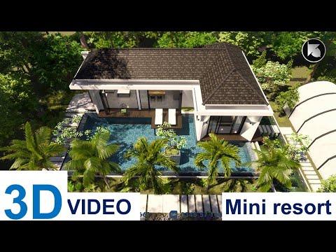 Thiết Kế nhà Vườn Nghỉ Dưỡng Đẹp - Mini resort design