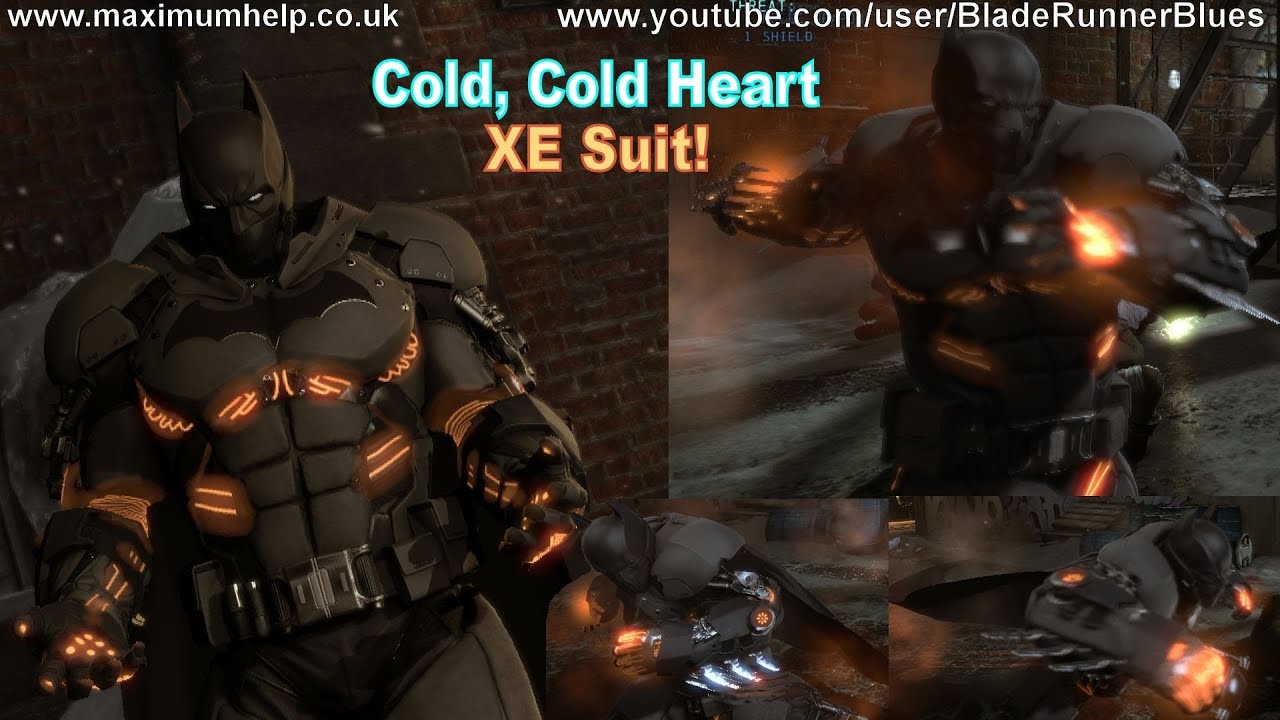 Batman's New XE Suit Showcase! Cold Cold Heart DLC Arkham Origins ...