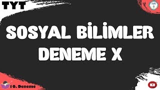 2020 Tyt Sosyal Bilimler Deneme - 10
