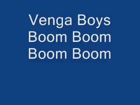 boom boom boom lyrics vengaboys