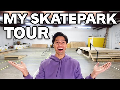 TOURING MY NEW SKATEPARK! *2021*