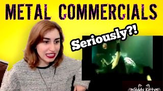 KPOP FAN REACTION TO METAL COMMERCIALS?! (Genius.)