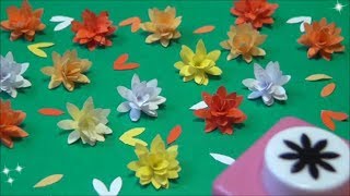 (ペーパーフラワー)簡単!かわいい!小さな花の作り方2 【DIY】(Paper Flower) Easy! Tiny!Small flowers