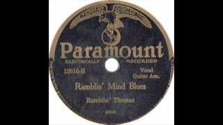 Watch Ramblin Thomas Ramblin Mind Blues video