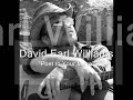 David Earl Williams - Poet To Your Muse