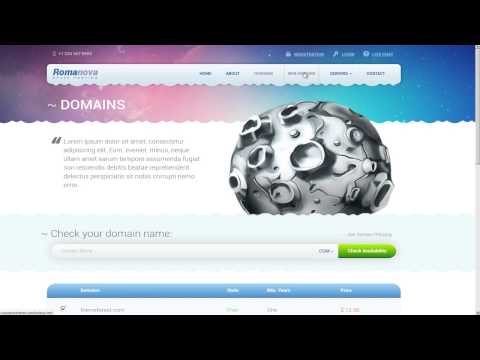 Video web hosting business template