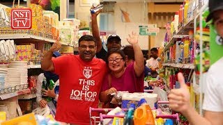 Tmj Shows Up In Aeon Tebrau City, Buys Everyone Grocery