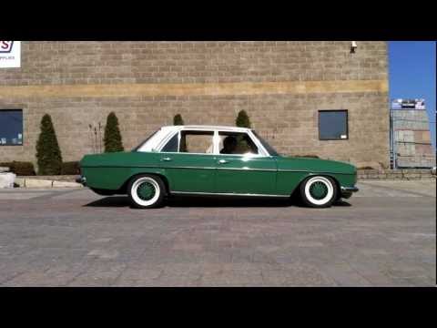 The Colour of Money Custom W115 Mercedes on air ride