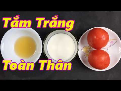 Mẹo làm trắng da toàn thân ngay tại nhà cho hiệu quả ngay tức khắc chỉ bằng vài quả cà chua
