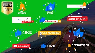 YouTube Subscribe, Like & Notification Button-10 New & Free 3D Buttons-Download 