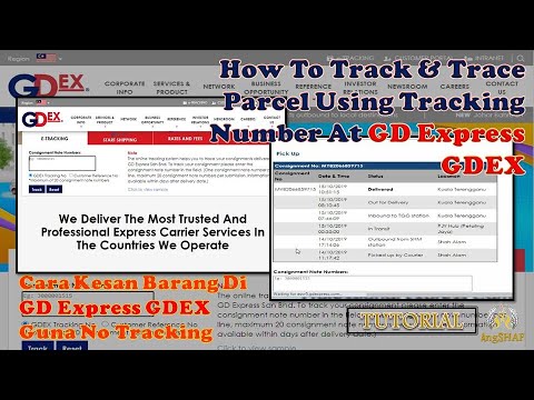 Cara Cek No Tracking/Kesan Barang GD Express Gdex -How To Track & Trace Parcel Using Tracking Number