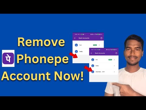 How to remove one account from phonepe | How to remove How to remove one account from phonepe | How to remove