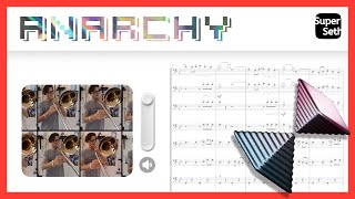 "Anarchy" by Seth E. Brown for Trombone Octet (Score Video)