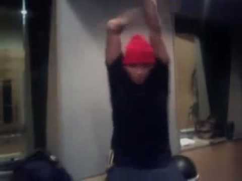 Chris Brown - Work With It || CB dancing in the studio