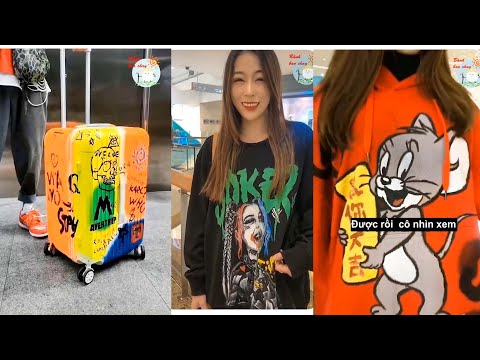 Vẽ Tranh Trên Áo Đường Phố 😇 Đừng thử ở việt nam nhé 😇 Bánh Bao Chay Offcial