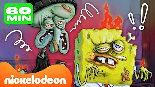 Губка Боб | 60 Минут В Красти Краб! | Nickelodeon Cyrillic