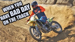 Bad day at MX track - how to stay safe VLOG