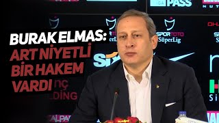 Galatasaray Başkanı Burak Elmas'tan sert açıklamalar! \