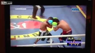 Boxeador muere en vivo IMPRESIÓN +18