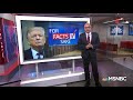 For Fact’s Sake: The Donald Trump Admin Has Border Crossings All Wrong | Velshi & Ruhle | MSNBC