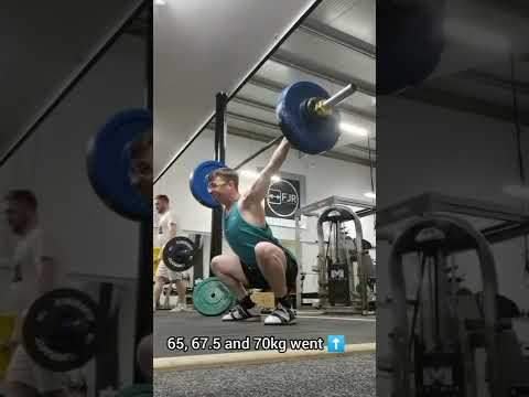 Post Big Sick session feat Squats, Snatch and C+J's