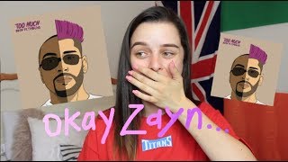 Zayn Ft Timbaland 34 Too Much 34 Reaction Zayn Ft Timbaland 34 Too Much 34 Reaction