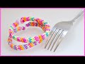 Rainbow Loom Nederlands, Aztec armbandje, flat chevron (met vork)