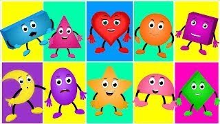 Ten In The Bed Learn Shapes Songs The Shapes Songs For Children