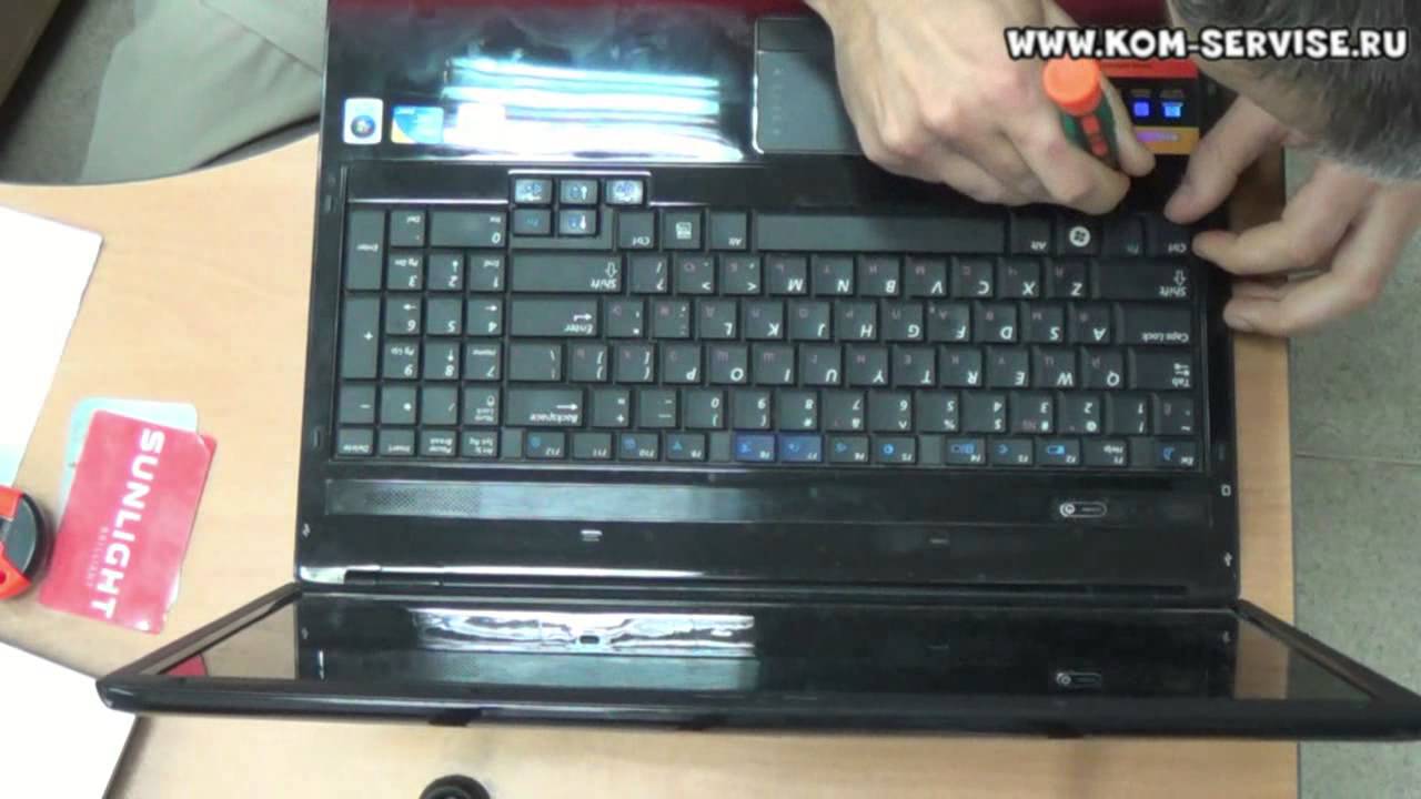 Инструкция по замене клавиатуры ноутбука Samsung R610