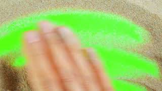 Green Screen Chroma Key Sand On A Green Screen 4K Hd