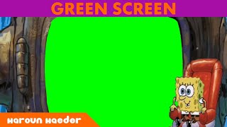Spongebob Watching Tv Green Screen
