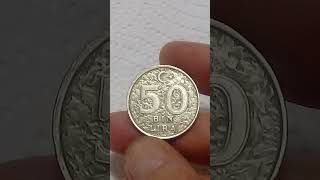 850. Super Beautiful Coin 50 Thousand Lira Of 1999 Comes From Izmiri - Republic Of Turkey