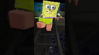 Spongebob Acts Freaky When Climbing Around The Sewers