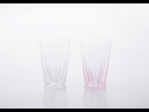 Rocks Glass 260cc "SAKURASAKU" (FROST style), with Paulownia GIFT box Rocks Glass 260cc "SAKURASAKU" (FROST style), with Paulownia GIFT box
