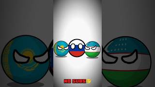 Uzbekistan & Kazakhstan Countryballs Memes