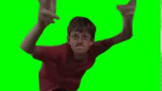 [Green Screen] Парень В Красной Футболке Танцует Под Песню Крейзи Фрог