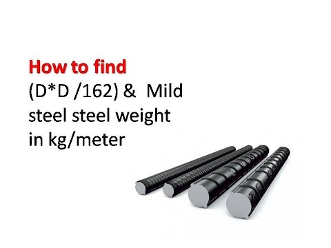 Steel Bar Weight Chart