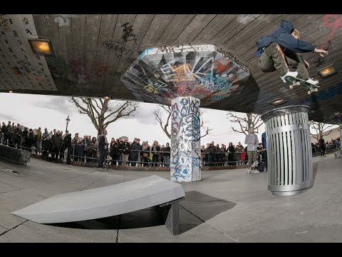 'Spread the Love' Josh Kalis x Slam City Skates - Southbank session - March 4th 2017