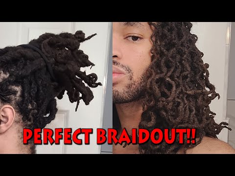 DREAD BRAIDOUT, CURLY DREADS, CRINKLE DREADS