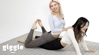 Girls Try Yoga Poses That Make You Fall In Love?