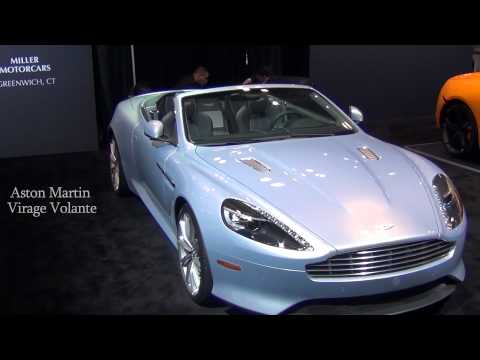 Aston Martin Virage Volante и Rapide на автосалоне в Нью Йорке 2012