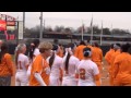 Holly Warlick Throws Out The First Pitch At Softball (3/22/13)