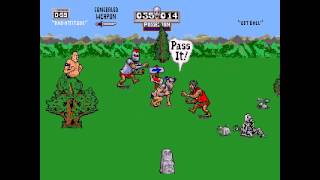 Jerry Glanville's Pigskin Footbrawl ... (Sega Genesis) 60fps Gameplay