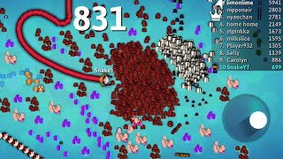 Snake.io Most Satisfied Score Here Epic Snake Io Gameplay Part 1