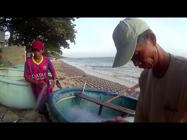 Улов вьетнамских рыбаков