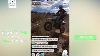 Motocross Kids Ripping On Dirt Bikes On Bigo Live