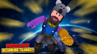 USING ADMIN COMMANDS AS THANOS!! | Roblox Superhero Tycoon